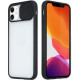 STR Clear Slide Camera Case for iPhone 12/12 Pro - Black STR Clear Slide Camera Case for iPhone 12/12 Pro - Black