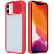 Чохол із захистом камери STR Clear Slide Camera для iPhone 12/12 Pro - Red Чохол із захистом камери STR Clear Slide Camera для iPhone 12/12 Pro - Red