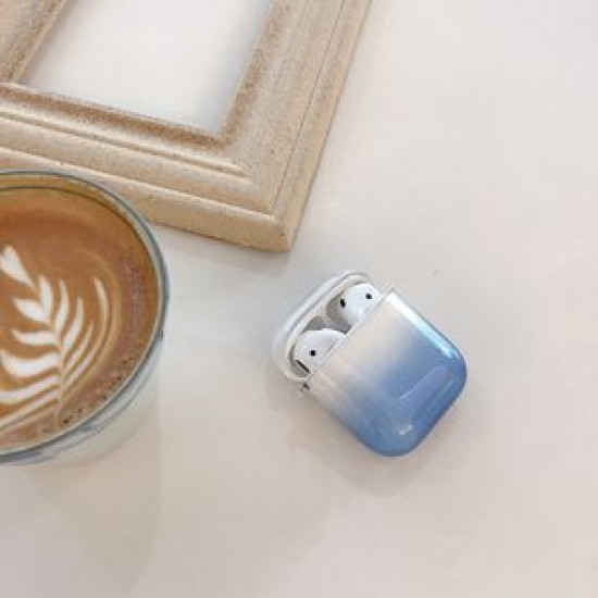 Чохол STR Gradient Transparent TPU Case для AirPods 1/2 - Blue Чохол STR Gradient Transparent TPU Case для AirPods 1/2 - Blue