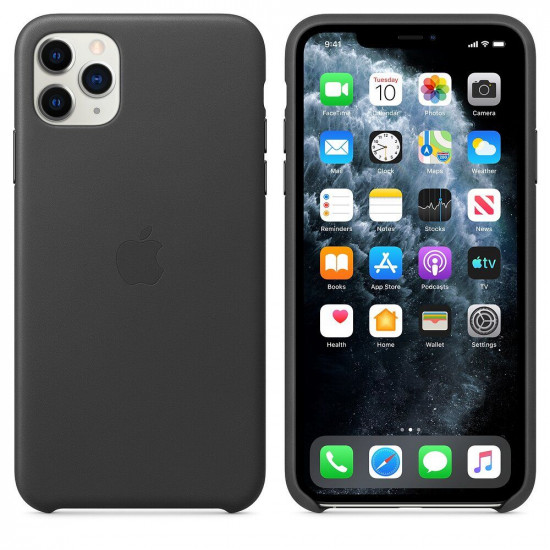 STR Leather Case for iPhone 11 Pro Max - Black STR Leather Case for iPhone 11 Pro Max - Black