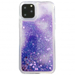 STR Love Glitter Case for iPhone 11 Pro Max - Purple