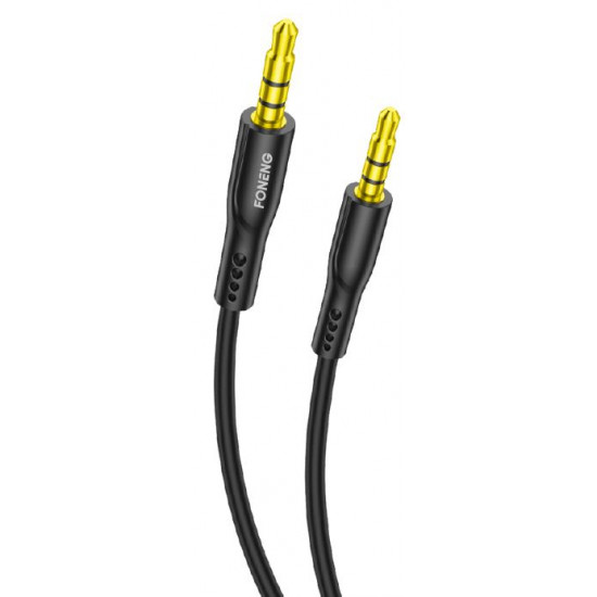 AUX cable FONENG BM22 Audio Cable (3.5 mm to 3.5 mm / 100cm) - Black AUX cable FONENG BM22 Audio Cable (3.5 mm to 3.5 mm / 100cm) - Black