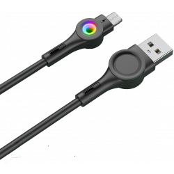 Кабель FONENG X59 (1m) MicroUSB to USB - Black