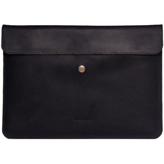 INCARNE LAB handmade leather case for any laptop (custom tailoring) - Black INCARNE LAB handmade leather case for any laptop (custom tailoring) - Black