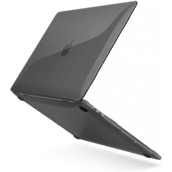Пластиковый глянцевый чехол-накладка STR Crystal PC Hard Case for MacBook Pro 13 (2016-2020) - Прозрачный Черный Пластиковый глянцевый чехол-накладка STR Crystal PC Hard Case for MacBook Pro 13 (2016-2020) - Прозрачный Черный