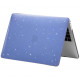 Пластиковий глянсовий чохол-накладка STR Glitter Hard Shell Case для MacBook Air 13 (2018-2020) - Dark Blue Пластиковий глянсовий чохол-накладка STR Glitter Hard Shell Case для MacBook Air 13 (2018-2020) - Dark Blue