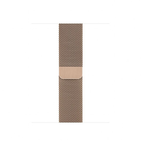 Металлический ремешок STR Milanese Loop Band for Apple Watch 42/44/45 mm (Series SE/7/6/5/4/3/2/1) - Gold Металлический ремешок STR Milanese Loop Band for Apple Watch 42/44/45 mm (Series SE/7/6/5/4/3/2/1) - Gold