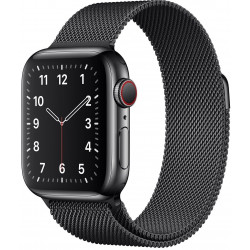 Металевий ремінець STR Milanese Loop Band для Apple Watch 42/44/45 mm (Series SE/7/6/5/4/3/2/1) - Space Black