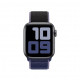Нейлоновый ремешок STR Sport Loop Band for Apple Watch 42/44/45 mm (Series SE/7/6/5/4/3/2/1) - Midnight Blue/Black Нейлоновый ремешок STR Sport Loop Band for Apple Watch 42/44/45 mm (Series SE/7/6/5/4/3/2/1) - Midnight Blue/Black