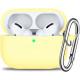 AirPods Pro STR Silicone Case with Carabiner - Yellow AirPods Pro STR Silicone Case with Carabiner - Yellow