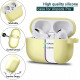 AirPods Pro STR Silicone Case with Carabiner - Yellow AirPods Pro STR Silicone Case with Carabiner - Yellow