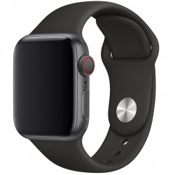 Силіконовий спортивний ремінець STR Sport Band для Apple Watch 42/44/45 mm (M/L) - Black