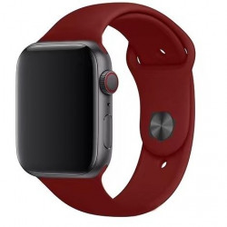 Силіконовий спортивний ремінець STR Sport Band для Apple Watch 42/44/45 mm (M/L) - Wine Red
