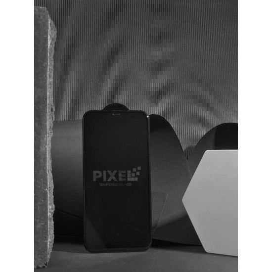 Protective glass FULL SCREEN PIXEL iPhone 12 Pro Max - Black Protective glass FULL SCREEN PIXEL iPhone 12 Pro Max - Black