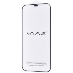 Захисне скло WAVE Dust-Proof iPhone 13/13 Pro (black)