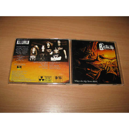 BRUTALITY - When The Sky Turns Black (1994 Nuclear Blast 1st press) BRUTALITY - When The Sky Turns Black (1994 Nuclear Blast 1st press)