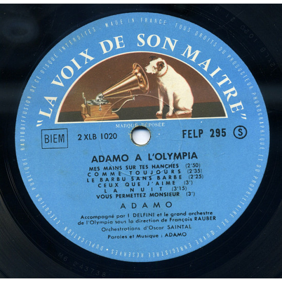 Adamo - Adamo A L'Olympia 1965 France Adamo - Adamo A L'Olympia 1965 France