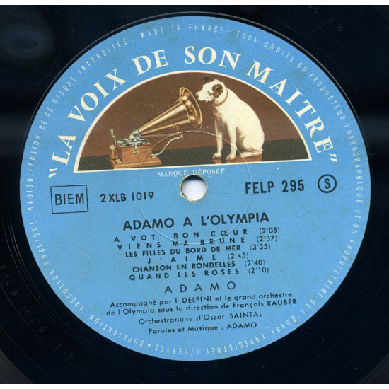 Adamo - Adamo A L'Olympia 1965 France Adamo - Adamo A L'Olympia 1965 France
