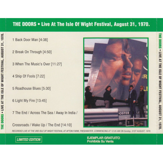 The Doors – Live at the isle of Wight festival, august 31, 1970 The Doors – Live at the isle of Wight festival, august 31, 1970