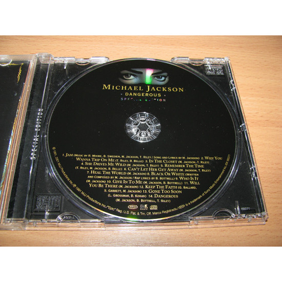 MICHAEL JACKSON - Dangerous (2001 Epic PECIAL EDITION, USA) MICHAEL JACKSON - Dangerous (2001 Epic PECIAL EDITION, USA)