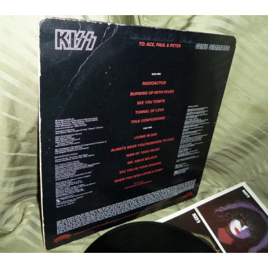 KISS GENE SIMMONDS Casablanca US VG/VG KISS GENE SIMMONDS Casablanca US VG/VG