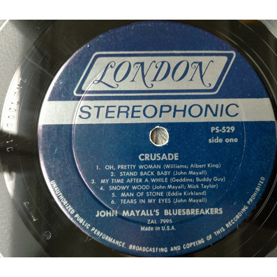 John Mayall And The Bluesbreakers-Crusade 1967 [VG+ / VG]