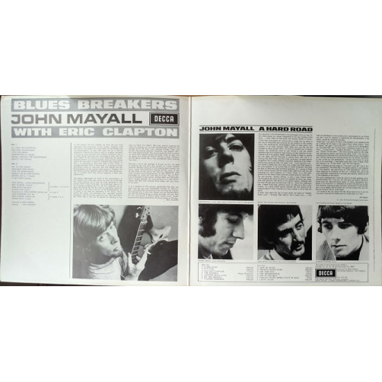 John Mayall And The Bluesbreakers With Eric Clapton 1966 [M / M-] / A Hard Road 1967 [EX+ / EX] (NL)