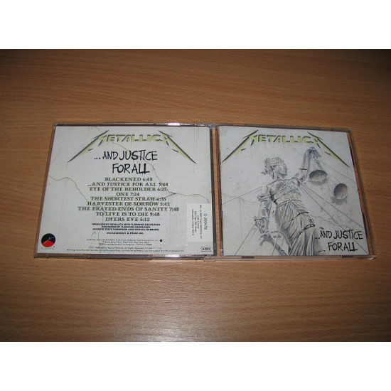 METALLICA - And Justice For All (1988 Elektra/Asylum 1st press, BMG CLUB, USA) METALLICA - And Justice For All (1988 Elektra/Asylum 1st press, BMG CLUB, USA)