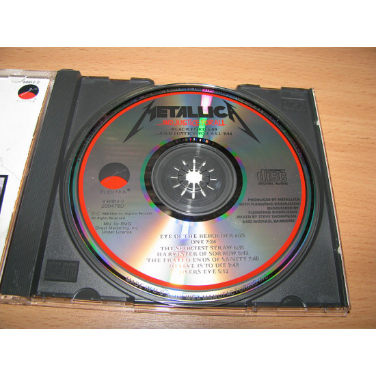 METALLICA - And Justice For All (1988 Elektra/Asylum 1st press, BMG CLUB, USA) METALLICA - And Justice For All (1988 Elektra/Asylum 1st press, BMG CLUB, USA)