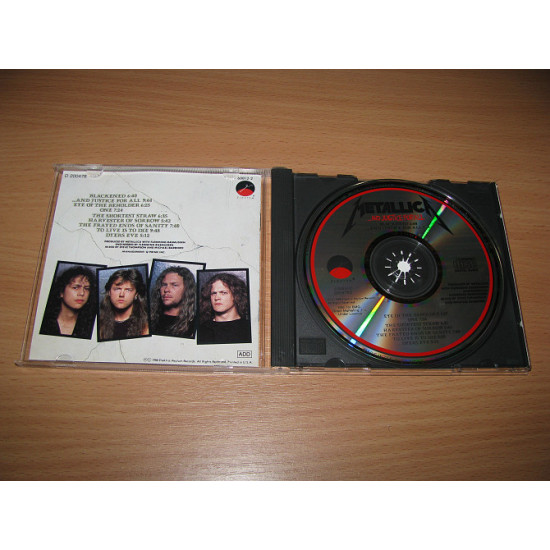 METALLICA - And Justice For All (1988 Elektra/Asylum 1st press, BMG CLUB, USA) METALLICA - And Justice For All (1988 Elektra/Asylum 1st press, BMG CLUB, USA)