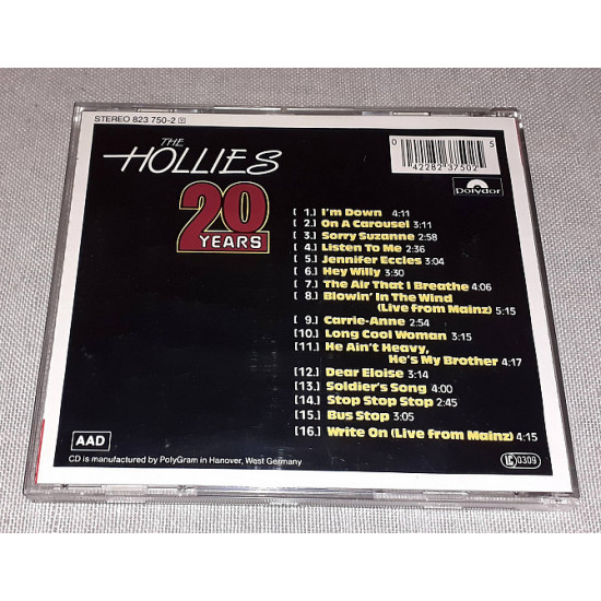 Фирменный The Hollies - 20 Years Фирменный The Hollies - 20 Years
