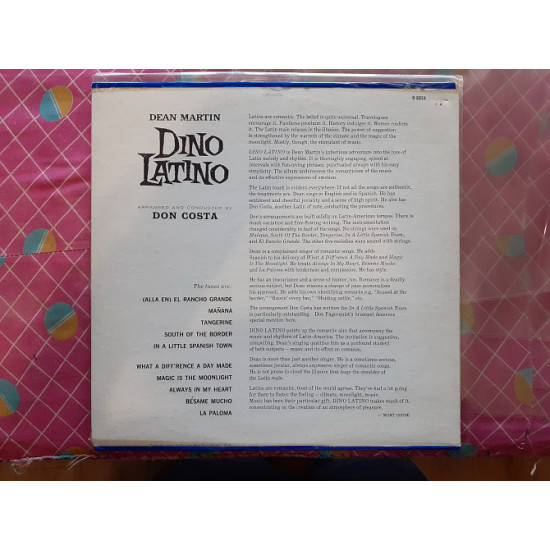 Vinyl record of LP Dean Martin - Dino Latino Vinyl record of LP Dean Martin - Dino Latino