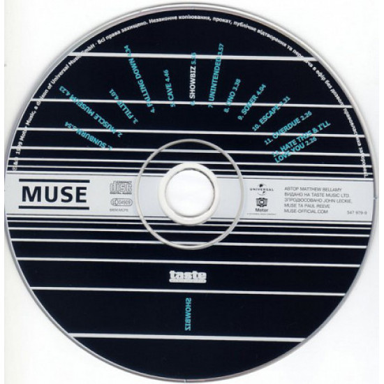 Muse – Showbiz 1999 (Первый студийный альбом) Muse – Showbiz 1999 (Первый студийный альбом)