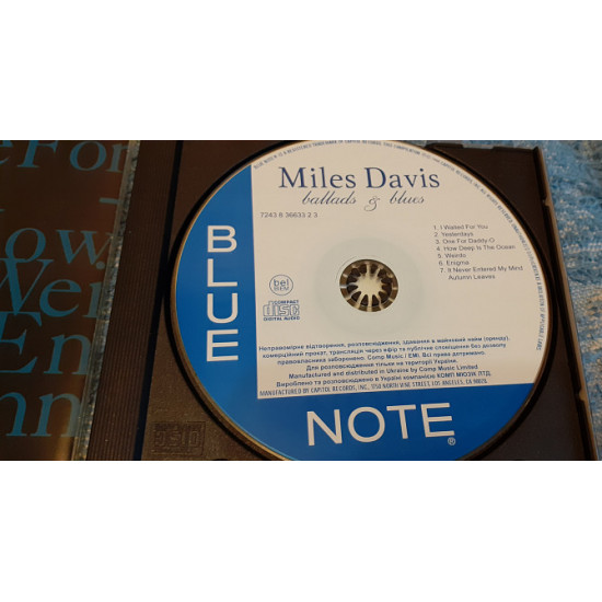 Audio CD Miles Davis – Ballads & Blues. Audio CD Miles Davis – Ballads & Blues.