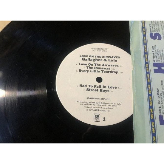 Gallagher & Lyle/love on the...1977 AM promo Gallagher & Lyle/love on the...1977 AM promo