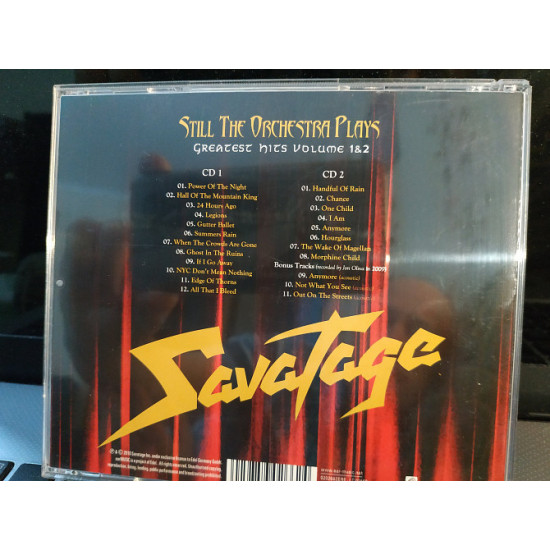 SAVATAGE STILL THEORCHESTRA PLAYS2 CD SAVATAGE STILL THEORCHESTRA PLAYS2 CD