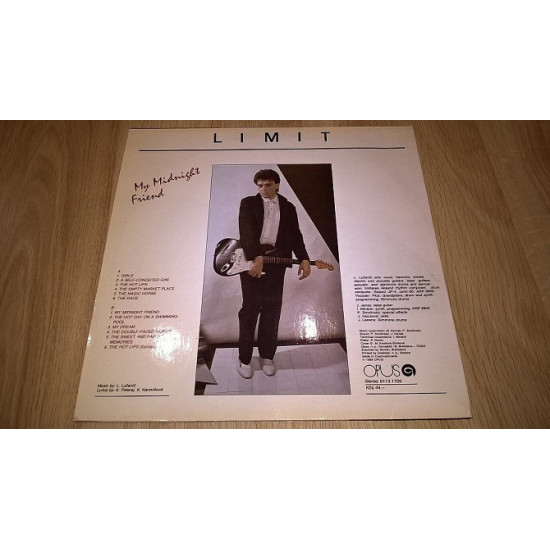Limit (My Midnight Friend) 1985. (LP). 12. Vinyl. Пластинка. Ламинат. Czechoslovakia. EX+/EX+ Limit (My Midnight Friend) 1985. (LP). 12. Vinyl. Пластинка. Ламинат. Czechoslovakia. EX+/EX+