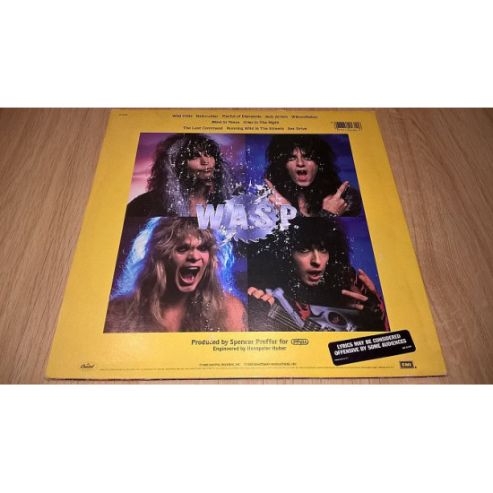 WASP (Last Command) 1985. (12). Vinyl. Платівка. USA. EX+/EX+ WASP (Last Command) 1985. (12). Vinyl. Платівка. USA. EX+/EX+