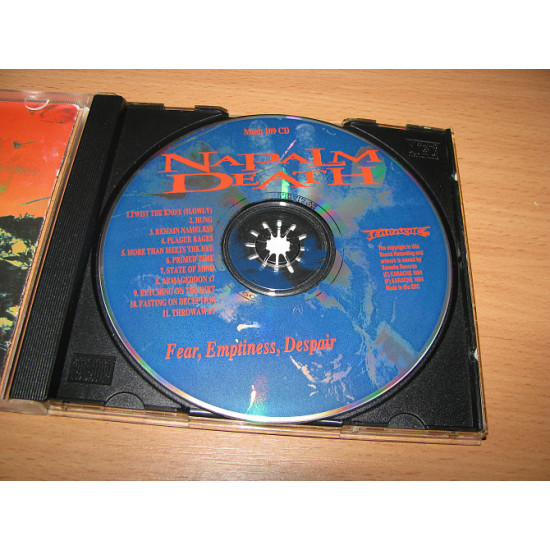 NAPALM DEATH - Fear, Emptiness, Despair (1994 Earache 1st press, UK) NAPALM DEATH - Fear, Emptiness, Despair (1994 Earache 1st press, UK)