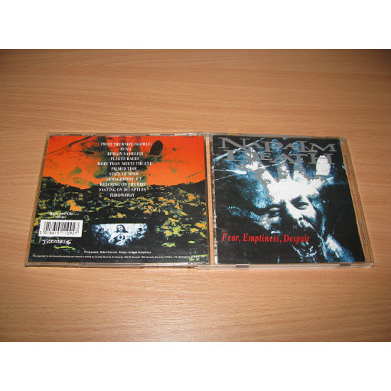 NAPALM DEATH - Fear, Emptiness, Despair (1994 Earache 1st press, UK) NAPALM DEATH - Fear, Emptiness, Despair (1994 Earache 1st press, UK)