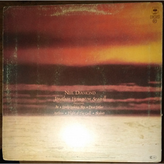 Neil Diamond – Jonathan Livingston Seagull (1973) (printed in Holland) Neil Diamond – Jonathan Livingston Seagull (1973) (printed in Holland)