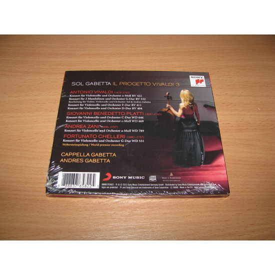SOL GABETTA - Il Progetto Vivaldi 3 (2013 Sony Music, EU) SEALED SOL GABETTA - Il Progetto Vivaldi 3 (2013 Sony Music, EU) SEALED