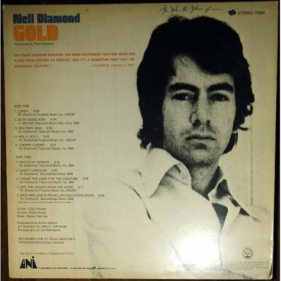 Neil Diamond – Gold (1970) (made in USA) Neil Diamond – Gold (1970) (made in USA)