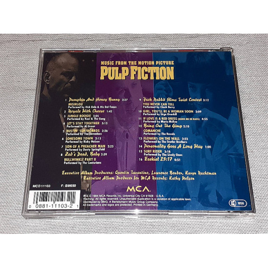 Фірмовий Pulp Fiction - Music From The Motion Picture Фірмовий Pulp Fiction - Music From The Motion Picture
