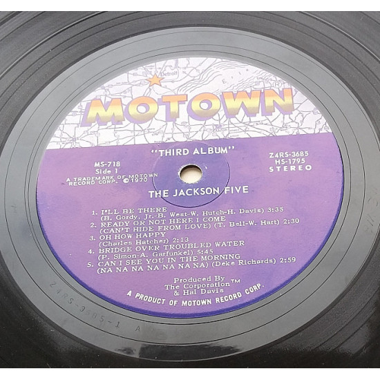 THE JACKSON 5 Third Album LP VG++/VG+ THE JACKSON 5 Third Album LP VG++/VG+