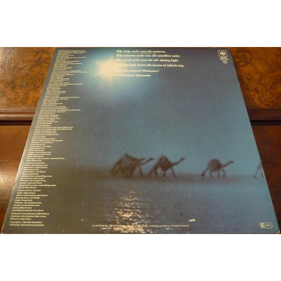 Раритетная виниловая пластинка [Made in Holland] =SANTANA= 1972 