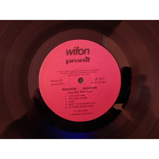 Baden Baden – You Are The One 1986 Baden Baden – You Are The One 1986