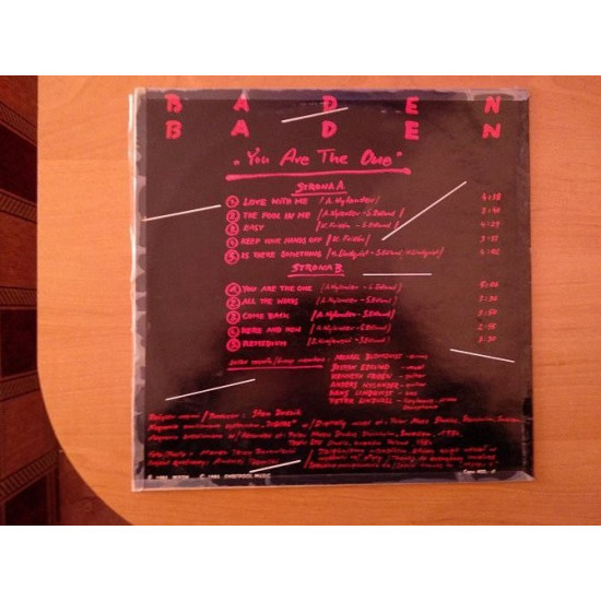 Baden Baden – You Are The One 1986 Baden Baden – You Are The One 1986