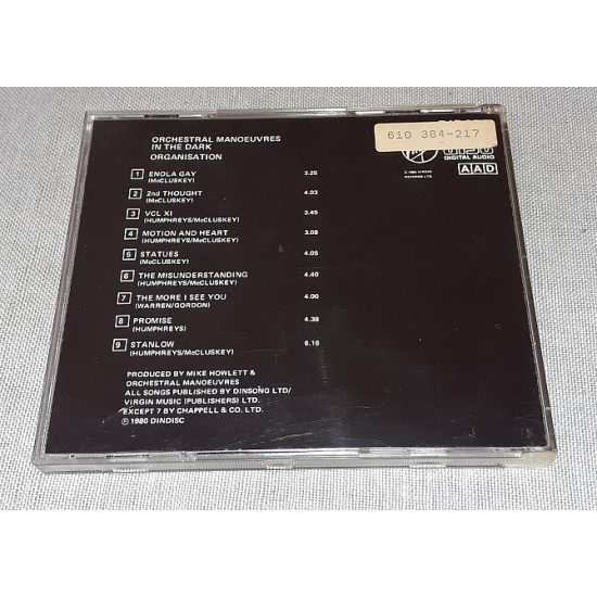 Signature Orchestral Manoeuvres In The Dark - Organisation Signature Orchestral Manoeuvres In The Dark - Organisation