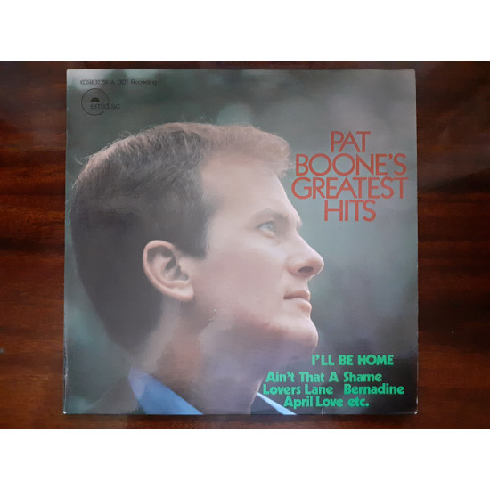 Виниловая пластинка LP Pat Boone – Pat Boone's Greatest Hits Виниловая пластинка LP Pat Boone – Pat Boone's Greatest Hits
